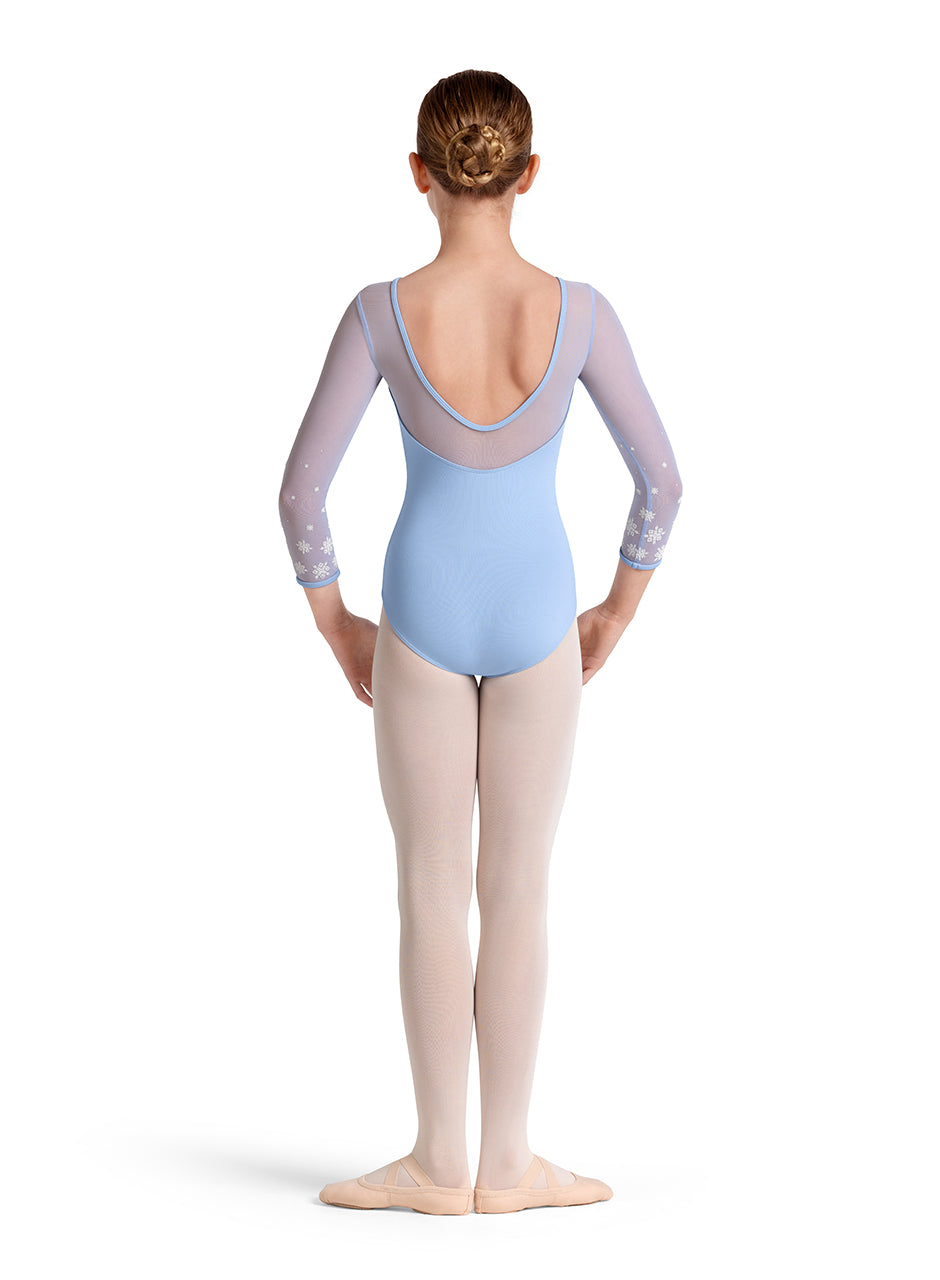Bloch Girls Mirella 3/4 Sleeve Kaleidoscope Leotard