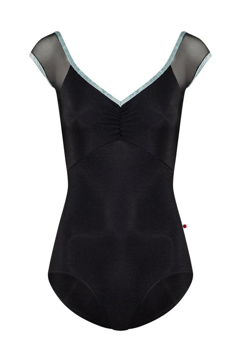 Yumiko RTW Eli Black Cap Sleeve Leotard