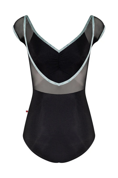 Yumiko RTW Eli Black Cap Sleeve Leotard