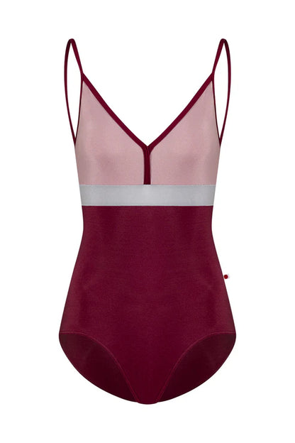 Yumiko RTW Zoe Burgundy Camisole Leotard