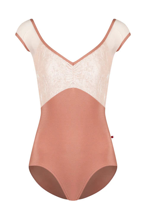 Yumiko RTW Eli Rosewood Cap Sleeve Leotard