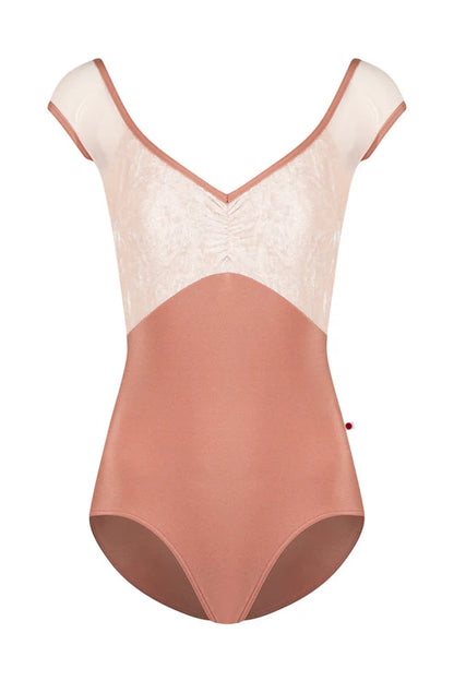 Yumiko RTW Eli Rosewood Cap Sleeve Leotard