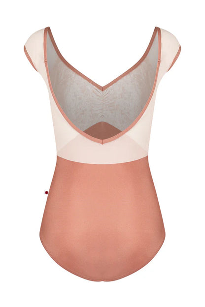 Yumiko RTW Eli Rosewood Cap Sleeve Leotard