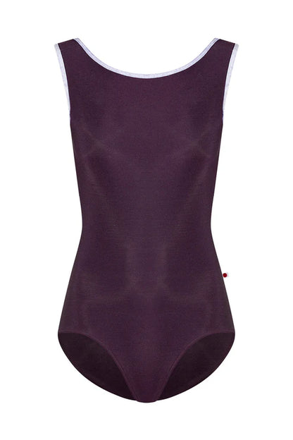 Yumiko RTW Sofiane Eggplant Tank Leotard