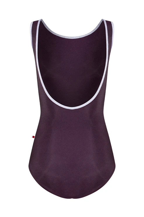 Yumiko RTW Sofiane Eggplant Tank Leotard