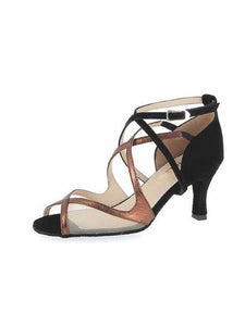 Merlet Sabrina Black/Bronze Ballroom Shoes