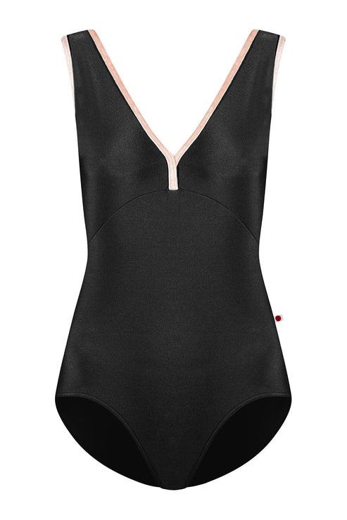 Yumiko RTW Alicia Black Tank Leotard