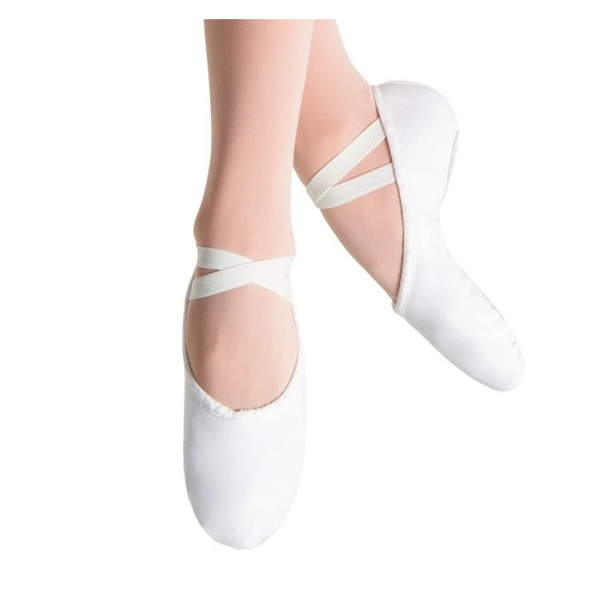 Bloch SMU White Pump Canvas Ballet Slipper