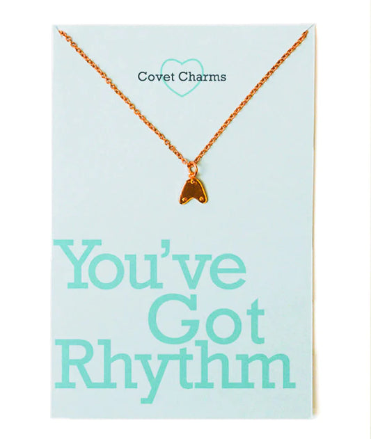 Covet Dance You've Got Rhythm Tap Necklace