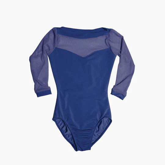 So Danca Paola 3/4 Sleeve Mesh Leotard