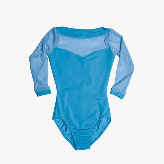 So Danca Paola 3/4 Sleeve Mesh Leotard