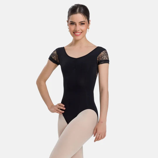 So Danca Deborah Lace Cap Sleeve Leotard