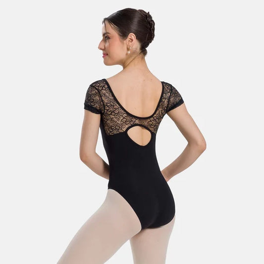 So Danca Deborah Lace Cap Sleeve Leotard