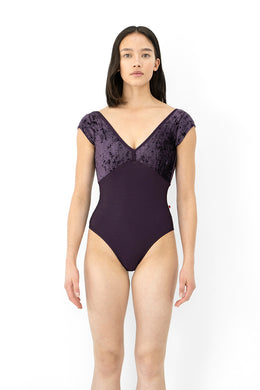 Yumiko RTW Alicia Eggplant Cap Sleeve