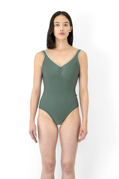 Yumiko RTW Tiffany Sage Tank Leotard