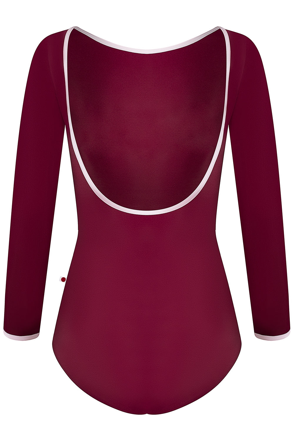 Yumiko RTW Sofiane Burgundy 3/4 Sleeve Leotard