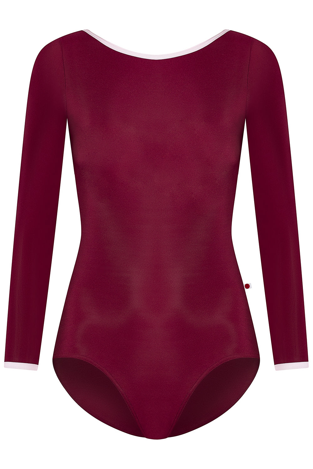 Yumiko RTW Sofiane Burgundy 3/4 Sleeve Leotard