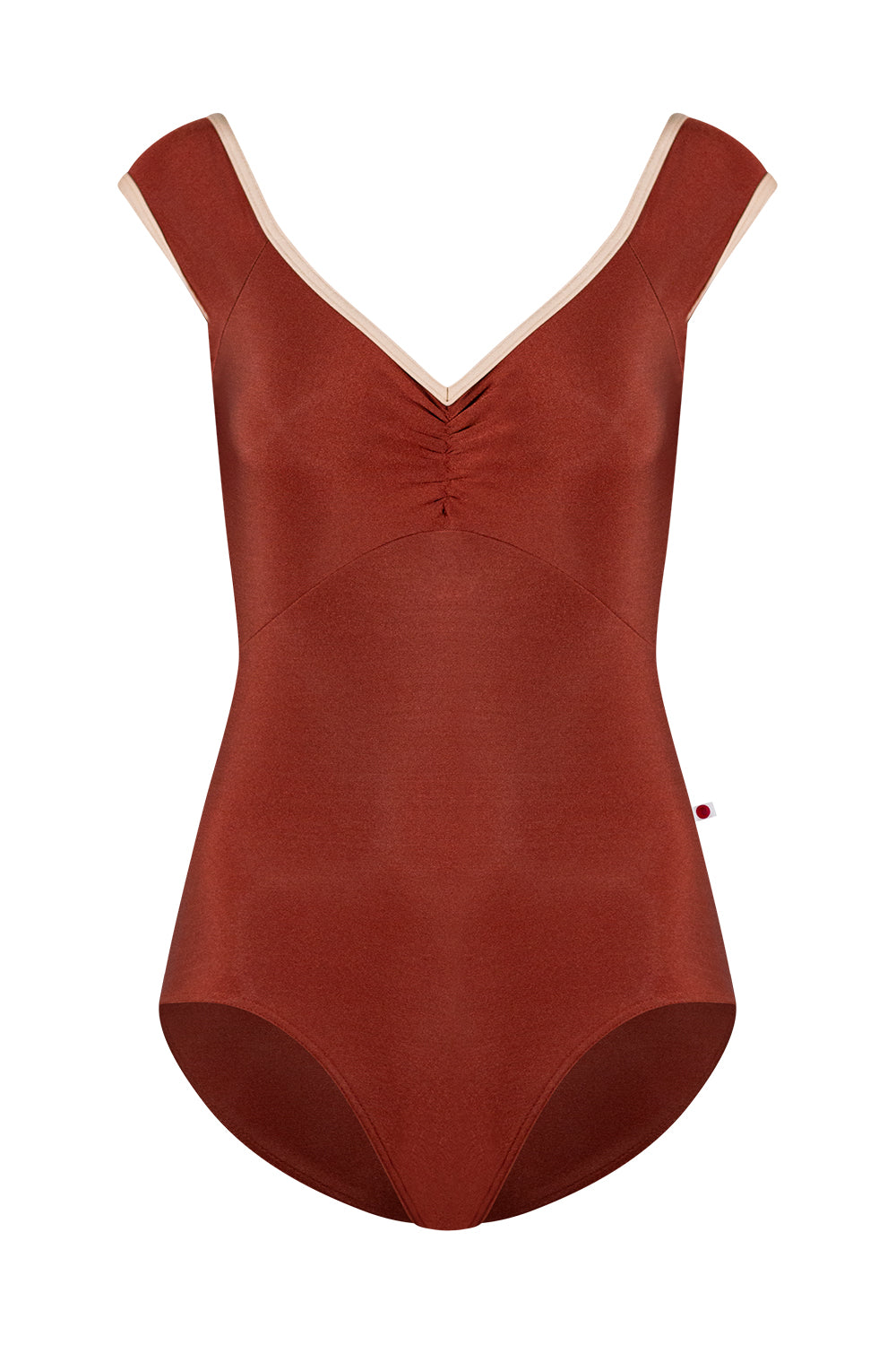 Yumiko RTW Elli Bronze Cap Sleeve Leotard