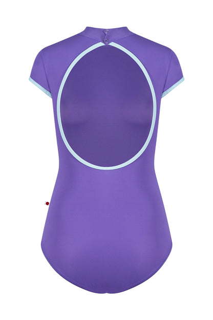 Yumiko RTW Natasha Wisteria Short Sleeve Leotard