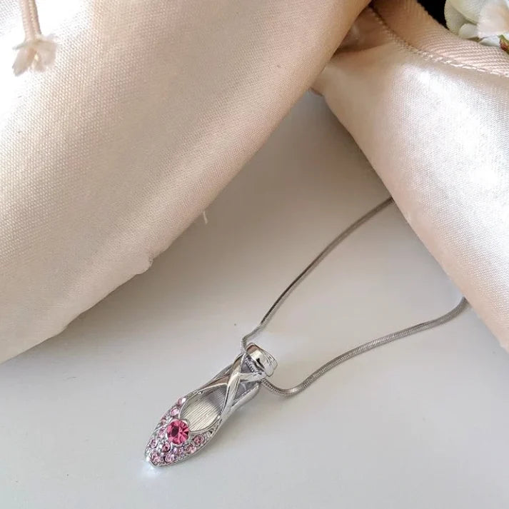 Single Pointe Shoe Necklace