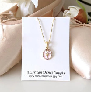 American Dance Supply Small Oval Necklace