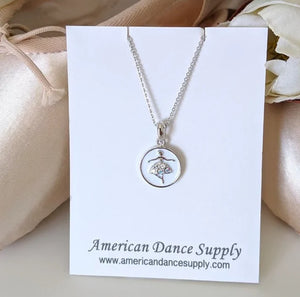 American Dance Supply Small Ballerina Necklace