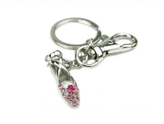 American Dance Supply Pointe Shoe Keychain