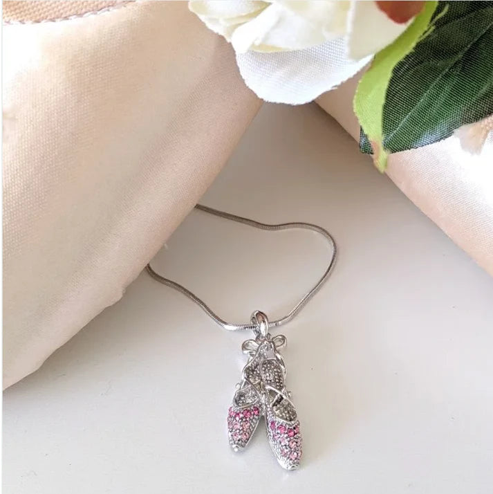 American Dance Supply Pointe Shoe Necklace