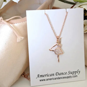 American Dance Supply Ballerina Arabesque Necklace