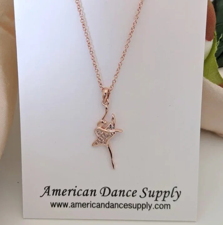 American Dance Supply Ballerina Attitude Necklace