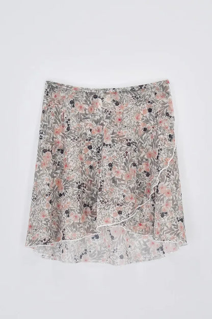 AK Dancewear Floral Wrap Skirt