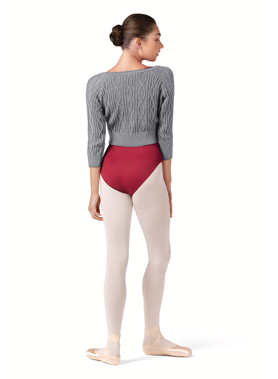 Bloch Bianca Cropped V-Neck Knit Top