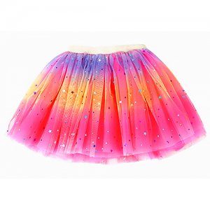 Dasha 3 Layer Star Rainbow Tutu