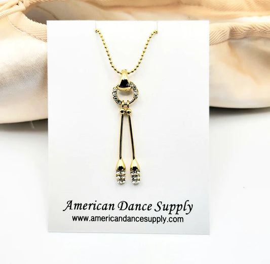 American Dance Supply Gymnastics Club Necklace