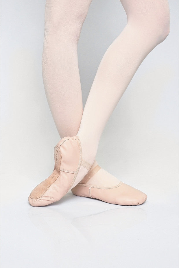 Wear Moi Astra Leather Full-Sole Ballet Slipper