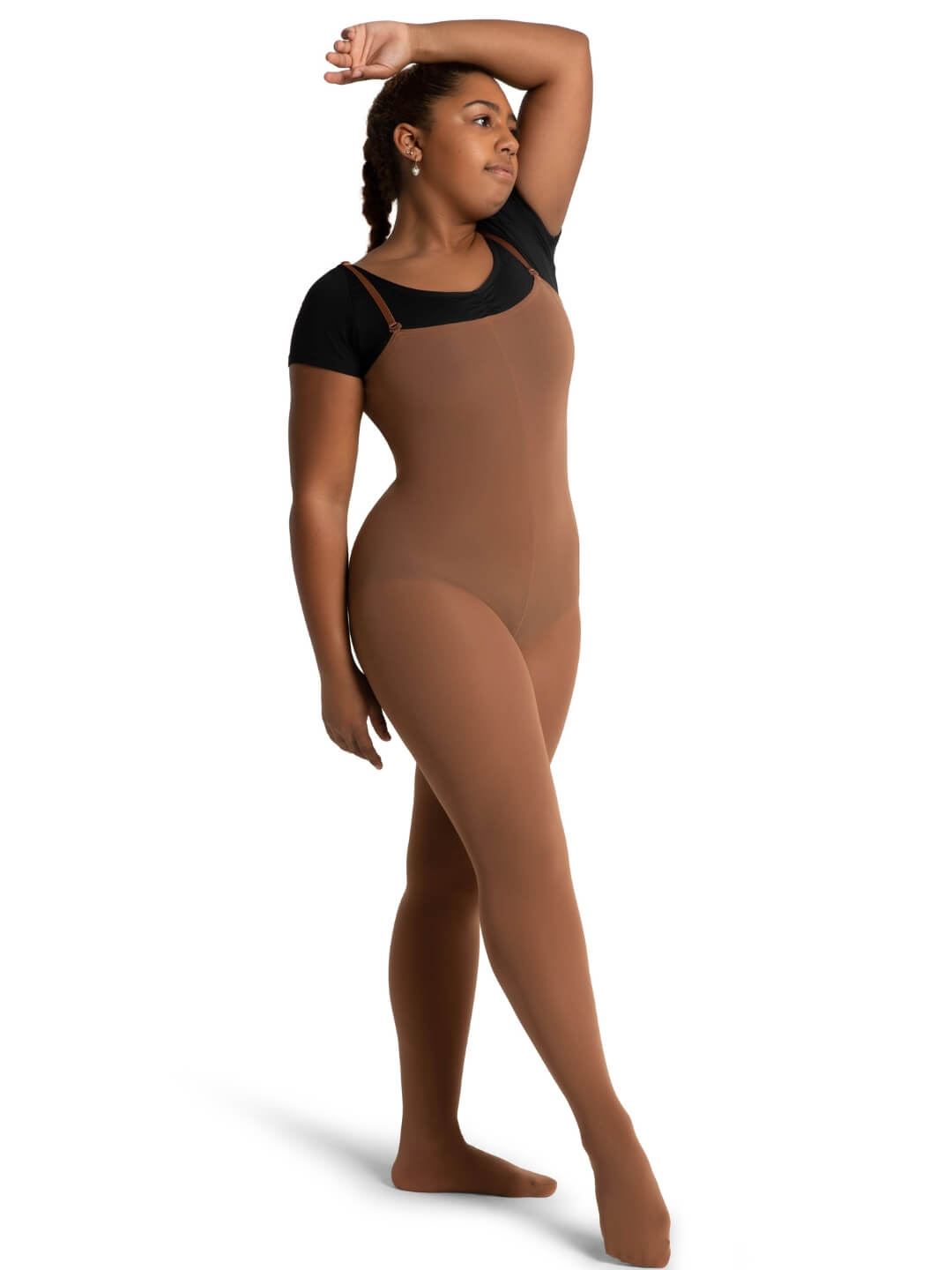 Womens Plus Size Hold & Stretch Footed Tights - Plus Size, Capezio 1862