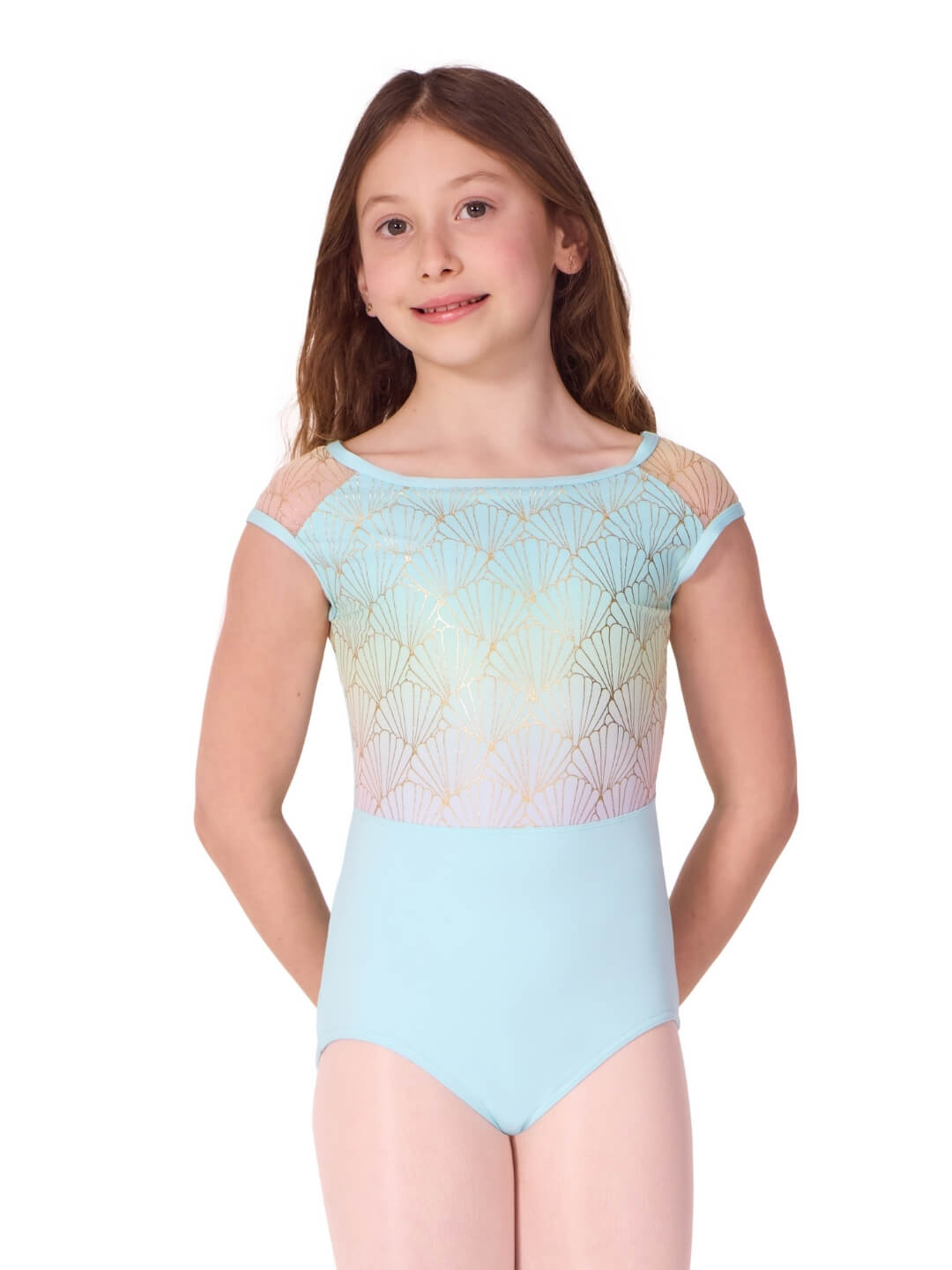 Capezio Sea Star Pearl Cap Sleeve Leotard