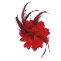 Dasha Bead and Feather Clip