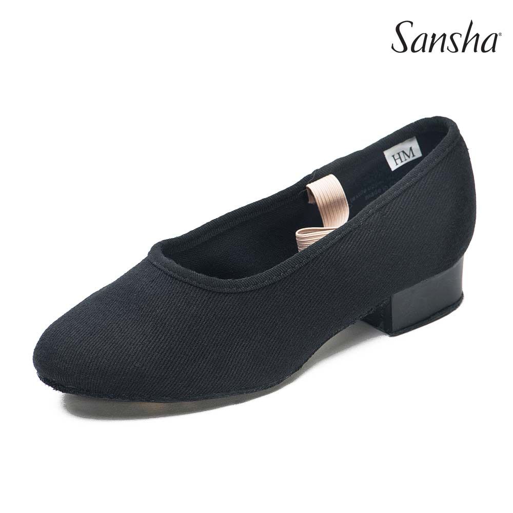 Sansha Polka Rondo Youth Canvas Character Shoe