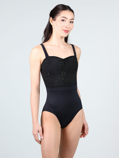 Suffolk Dance Lily of the Valley Pinch Front Tank Leotard