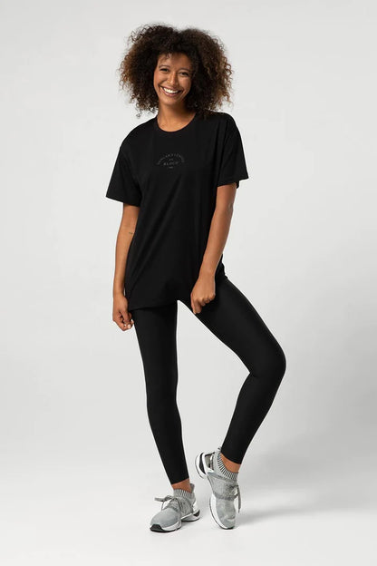 Bloch Ladies Tonal Print Oversized Tee