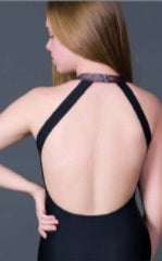 Suffolk White Nights Collection Halter Leotard