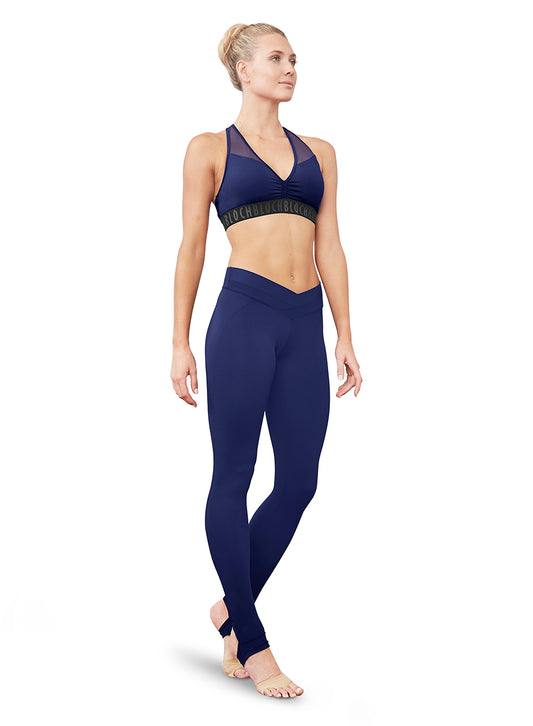 Bloch V-Front Stirrup Leggings