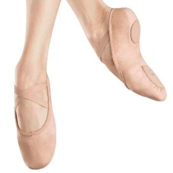 Bloch Kid's Zenith Stretch Canvas Split-Sole Ballet Slipper