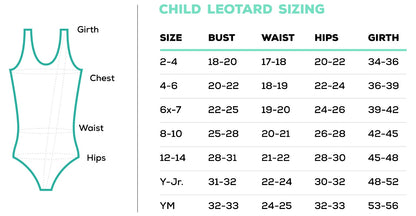 PNB School Requirement Leotard - Level 8 Option 1